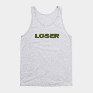 Loser, green Tank Top